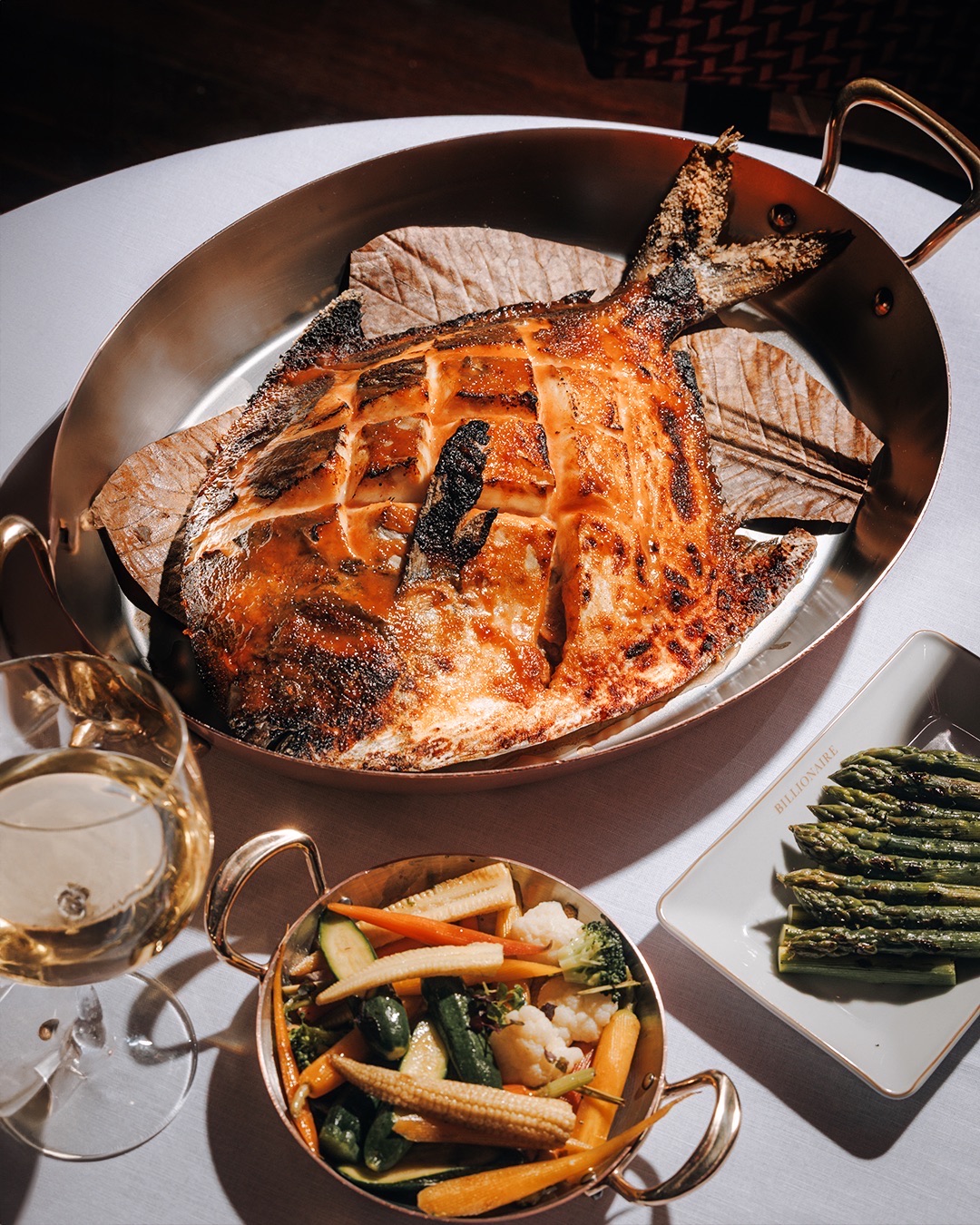 Italian dining at Billionaire Dubai
